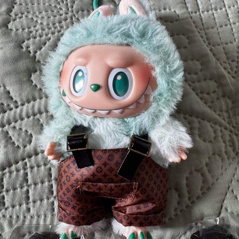 Imitation Louis Vuitton Overalls for your Labubu
